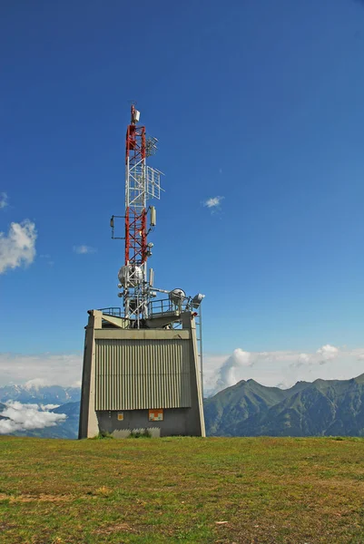 the image of a mobile phone in the mountains