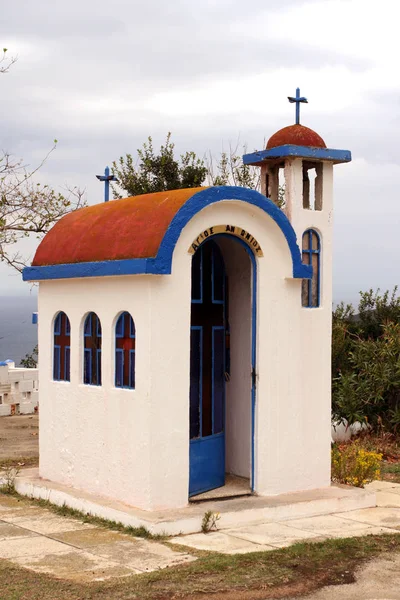 希腊的小教堂 — 图库照片