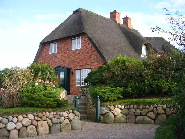 Maison Chaume Moderne Sur Sylt — Photo