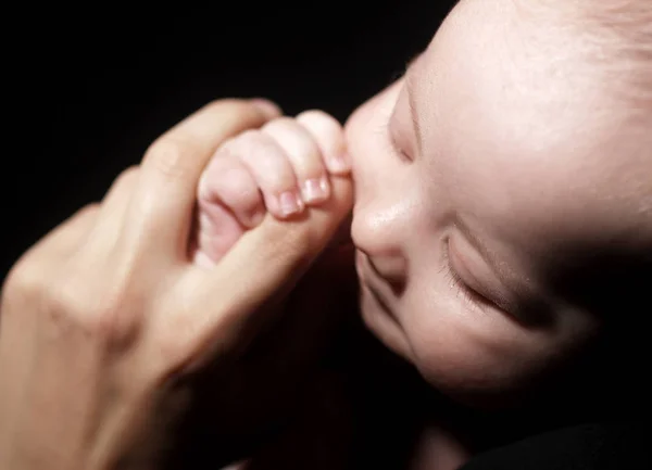 Pasgeboren Baby Zorg Voor Het Gezin — Stockfoto