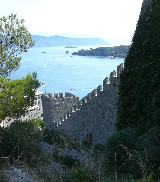 Вид Океан Porto Venere — стоковое фото