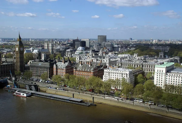 Över London Westminster — Stockfoto