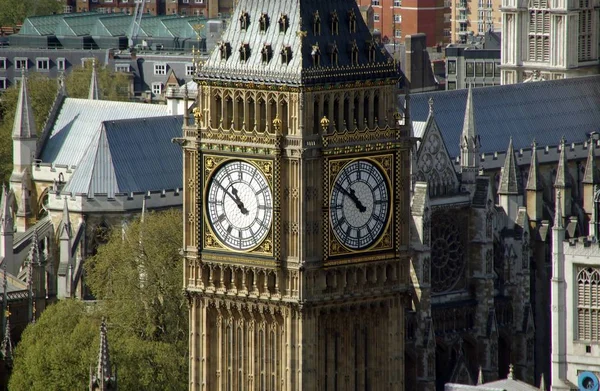 Big Ben Londynie Wielka Brytania — Zdjęcie stockowe