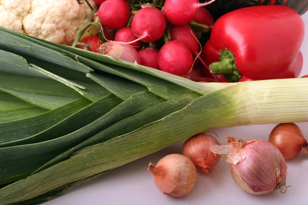 Alimentos Ecológicos Verduras Frescas — Foto de Stock