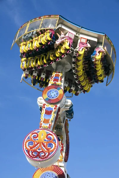 Enjoyment Carousel Amusement Park — Stock Photo, Image