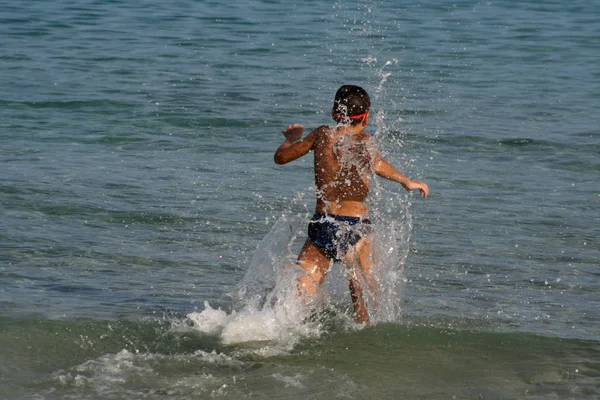 地中海での水泳1 — ストック写真