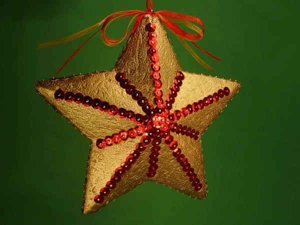 Poinsettia Gemaakt Door Oma — Stockfoto