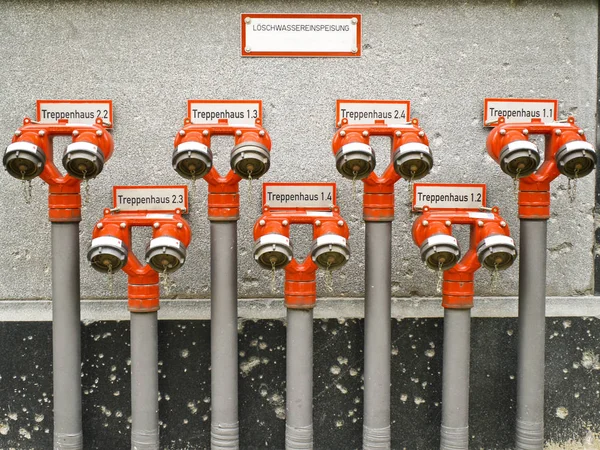 Suministro Agua Fuego Para Financiación Berlin —  Fotos de Stock