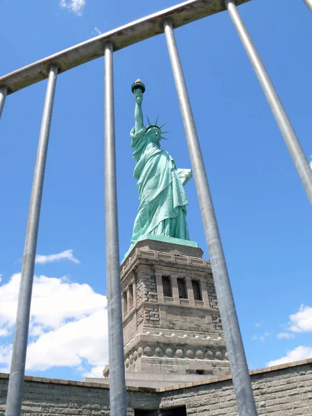 Statue Liberty Front New York City — Stock Photo, Image