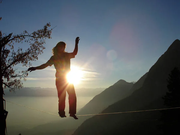 Malerischer Blick Auf Die Schöne Alpenlandschaft — Stockfoto