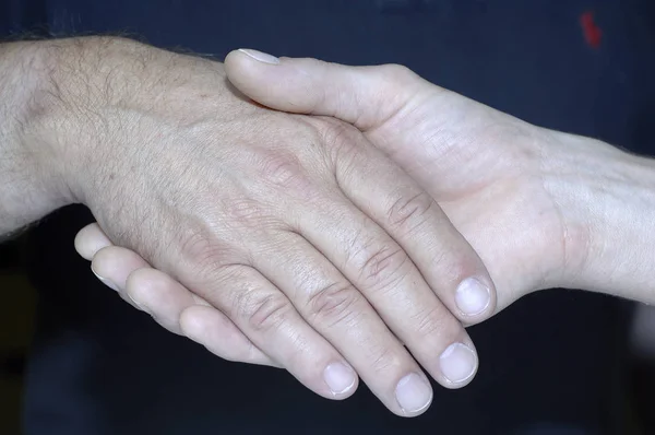 Handschlag Abkommen Geschäftsbeziehungen — Stockfoto