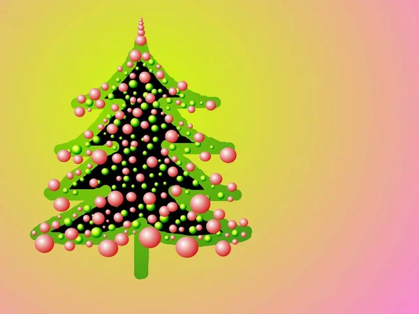 Christmas Tree Holiday Decorations — Stock Photo, Image