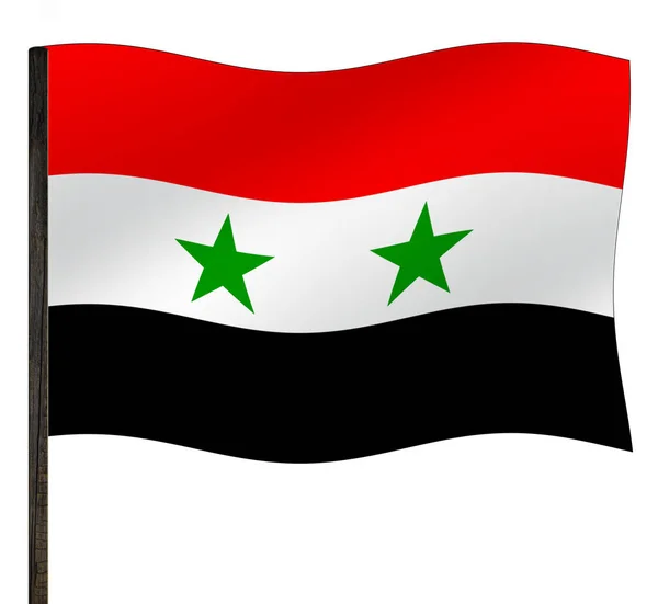 Syrien Officiellt Arabrepubliken Syrien Ett Land Västra Asien — Stockfoto