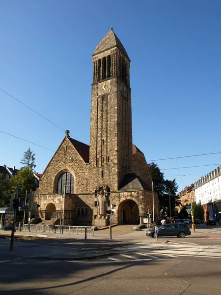 Vue Panoramique Vieille Église — Photo