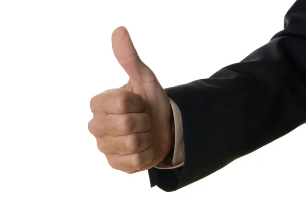 Closeup Hand Sign Gesture — Stock Photo, Image