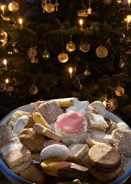 Gebäck Weihnachten Leckere Plätzchen — Stockfoto