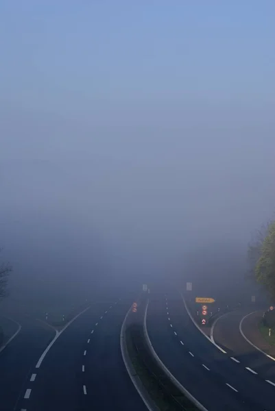 Aussichtsreicher Blick Auf Die Verkehrsinfrastruktur — Stockfoto