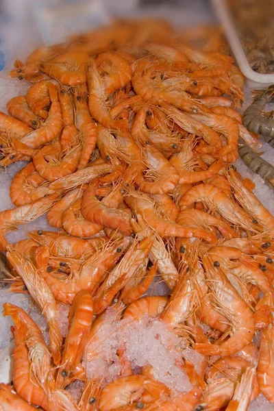 Udang Seafood Masakan Gourmet — Stok Foto