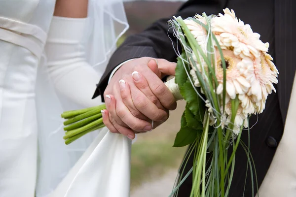 Menyasszony Vőlegény Esküvő Koncepció — Stock Fotó