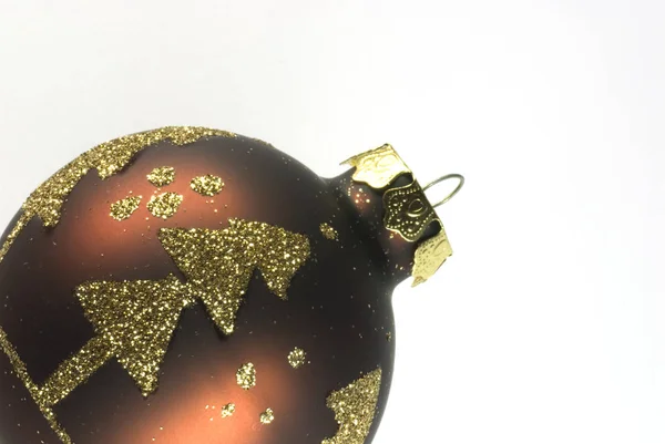 Closeup View Christmas Ball Holiday Decorations — Stock Photo, Image