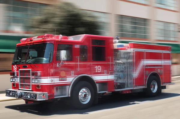Red Fire Truck Car — Stock Photo, Image