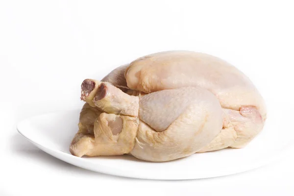 Surowe Nogi Kurczaka Izolowane Białym Tle — Zdjęcie stockowe