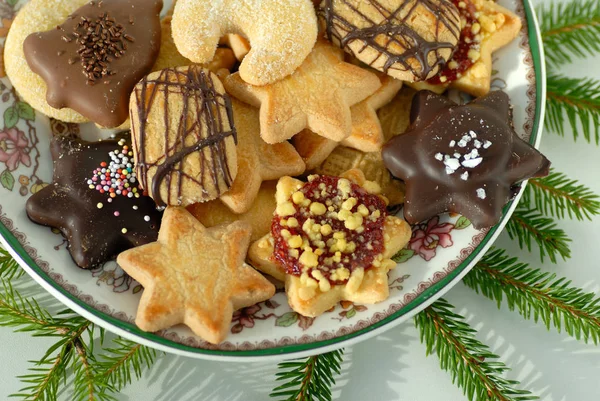 Heerlijke Bakkoekjes Koekjes Koekjes — Stockfoto