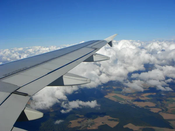 Acima Vista Nuvens — Fotografia de Stock