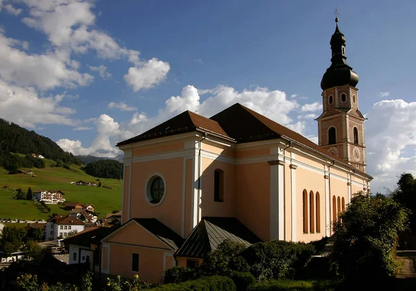 Malowniczy Widok Majestatyczny Krajobraz Dolomitów Włochy — Zdjęcie stockowe