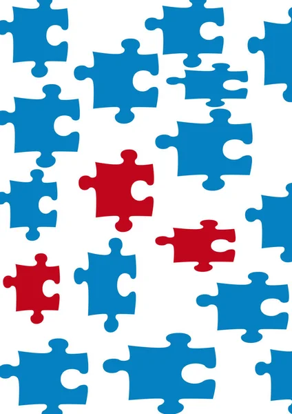 Legpuzzel Connectiviteitsspel — Stockfoto