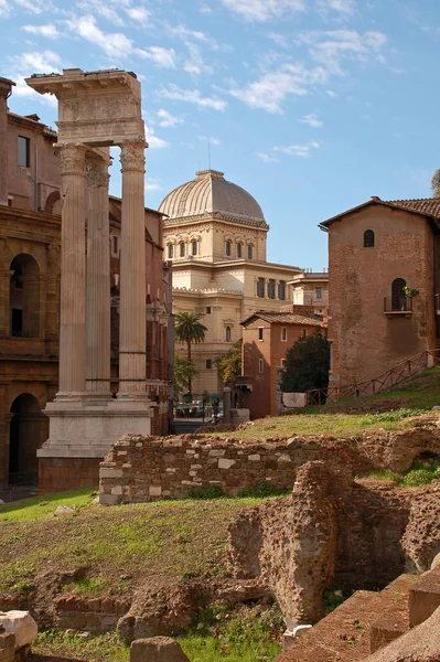 Temple Apollo Marcellus Theater — Stock Photo, Image