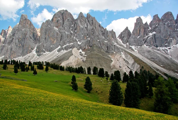 Vista Panorâmica Majestosa Paisagem Dolomitas Itália — Fotografia de Stock