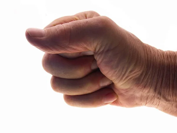Closeup Hand Sign Gesture — Stock Photo, Image