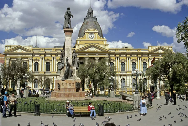 Palacio Presidencial Placa Murillo — Foto de Stock