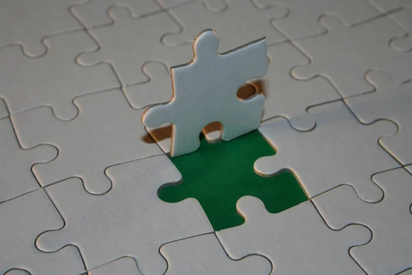 Puzzle Gioco Connettività — Foto Stock