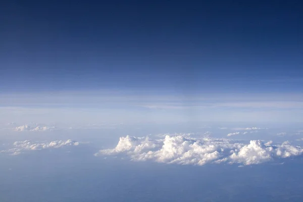 Vista Aérea Das Nuvens Céu — Fotografia de Stock