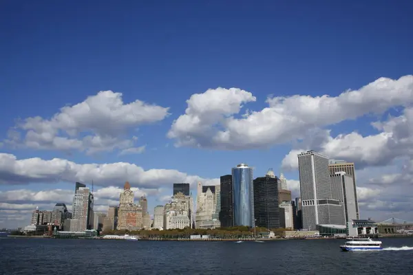 Vista Panorâmica Majestosa Cidade Urbana — Fotografia de Stock