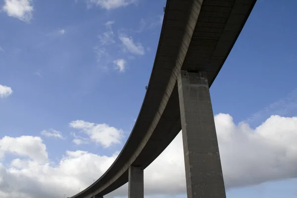 Vista Panorámica Arquitectura Estructura Del Puente — Foto de Stock