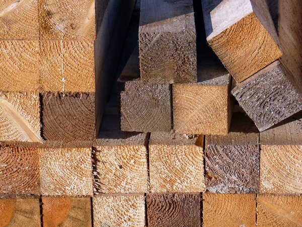 Wooden Texture Woodpile — Stock Photo, Image