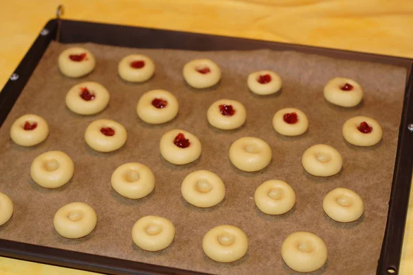 Leckere Plätzchen Backen — Stockfoto