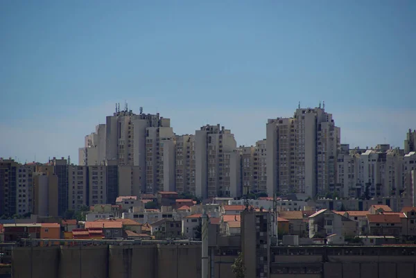 Vista Panorámica Majestuosa Ciudad Urbana — Foto de Stock