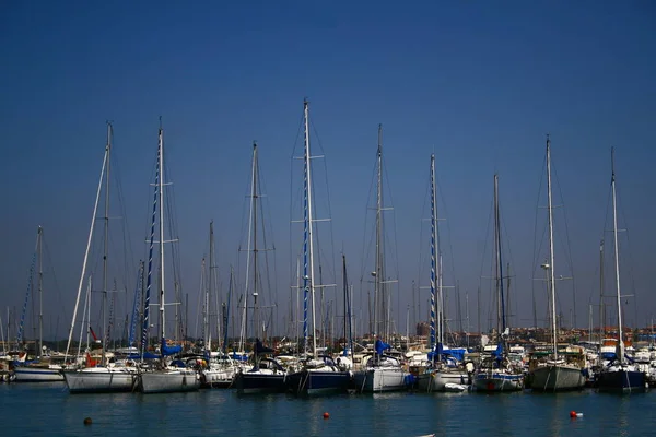 Vista Panoramica Bellissimo Paesaggio Portuale — Foto Stock