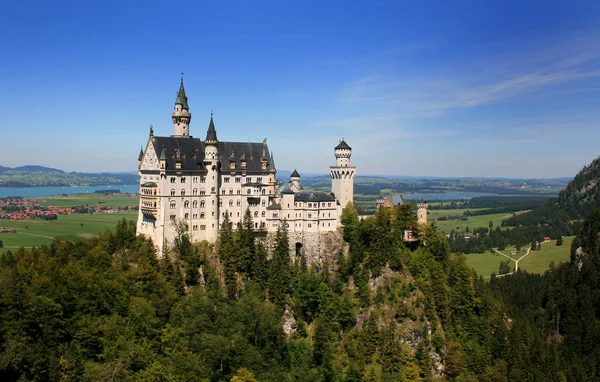 Vista Panorâmica Majestosa Arquitetura Medieval Castelo — Fotografia de Stock