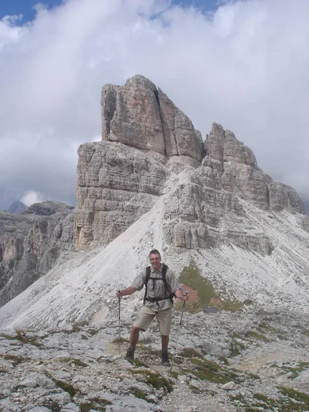 Hiking Dolomites — Stock Photo, Image