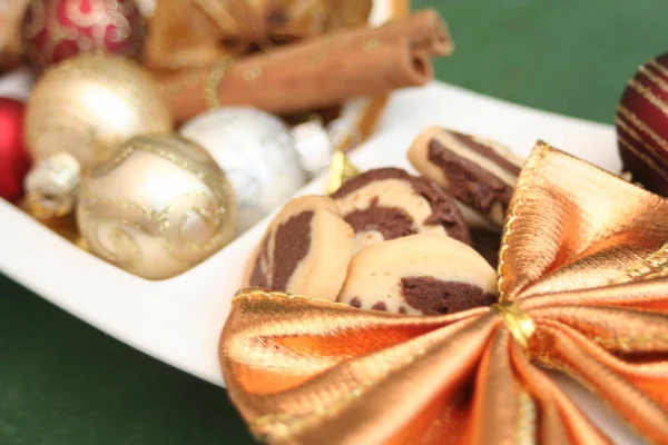 Baking Sweet Christmas Cookies — Stock Photo, Image