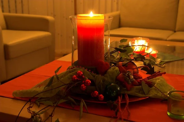 Szenische Ansicht Der Weihnachtsdekoration — Stockfoto