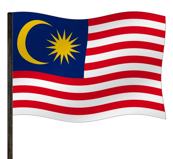 Malaysia Southeast Asian Country Occupying Parts Malay Peninsula Island Borneo — Stock Photo, Image