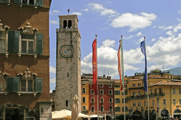 Riva Del Garda Torre Apponale — 스톡 사진