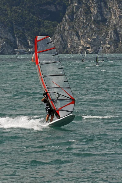 Summer Water Sport Wind Surfing — Stock Photo, Image