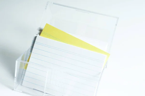 Blank Notebook Pen White Background — Stock Photo, Image
